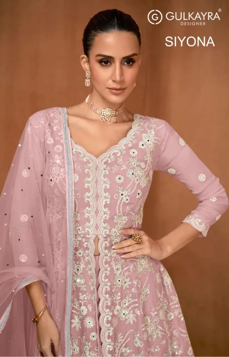 Siyona By Gulkayra Georgette With Embroidery Designer Indo Western 